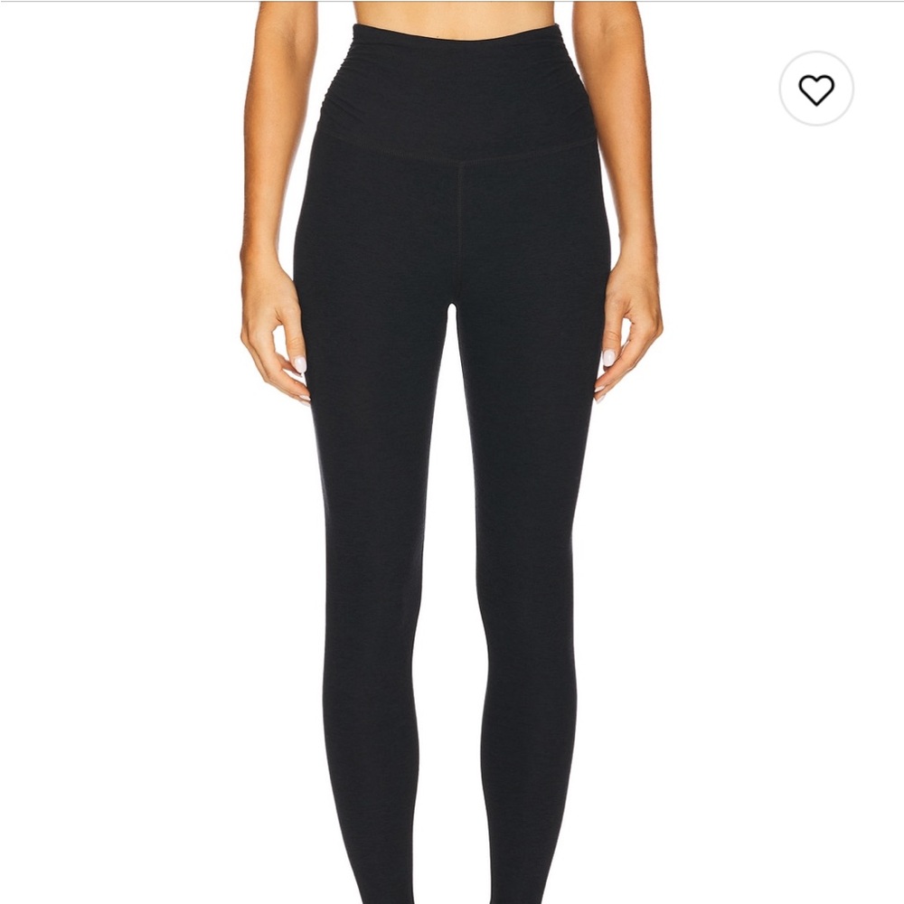 Beyond Yoga Spacedye High-Waisted Leggings Pocket Leggings in Darkest Night